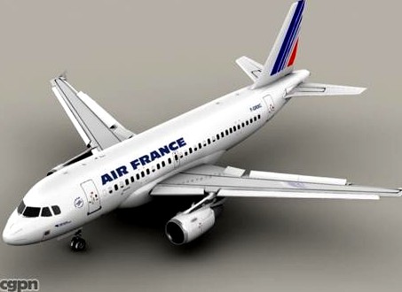 Airbus A319 Air France3d model