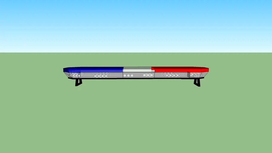 Code 3 Ranger TORRETA DE LEDS CODE 3 RANGER 3d model