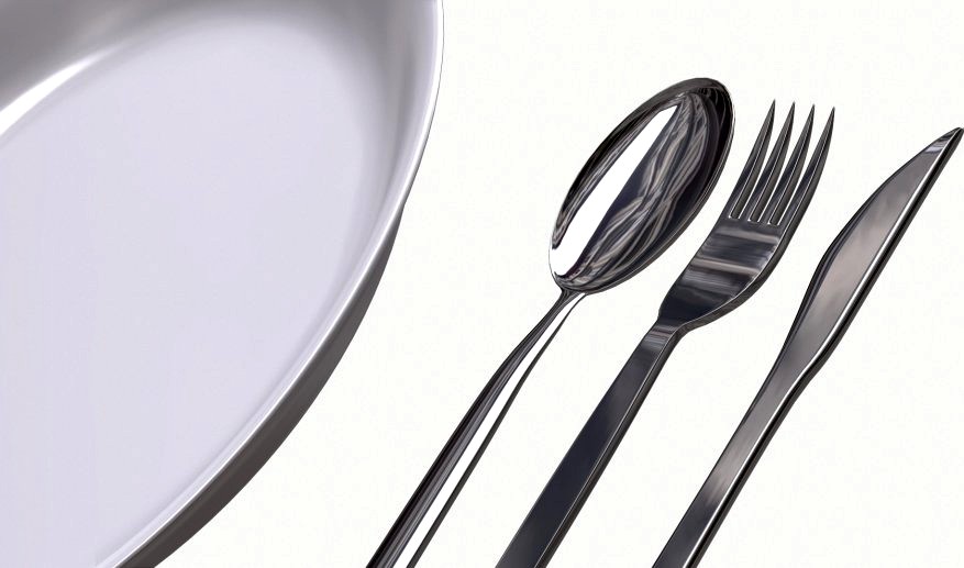 dishes, basic tableware3d model