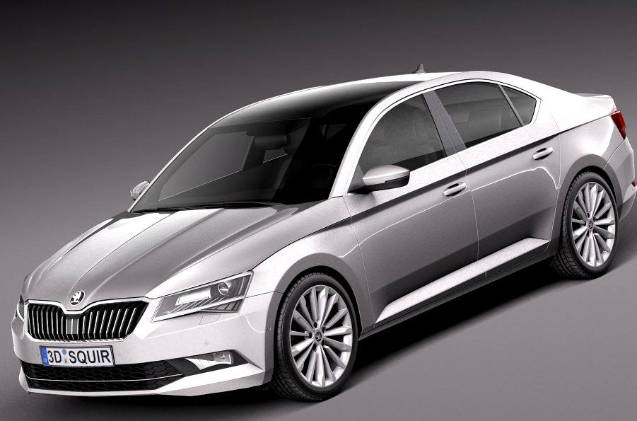 Skoda Superb 20163d model