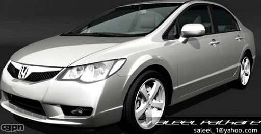 Honda Civic Sedan 20103d model