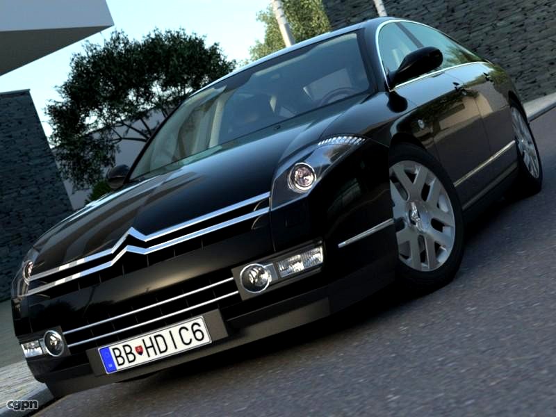 Citroen C6 20073d model