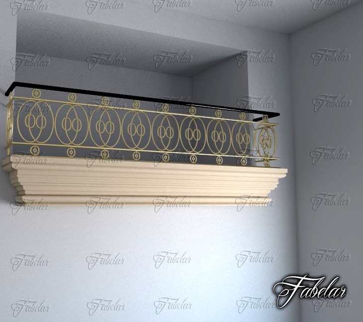 Balcony 043d model