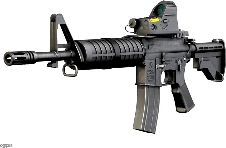 Colt M4A1 Commando MARS3d model