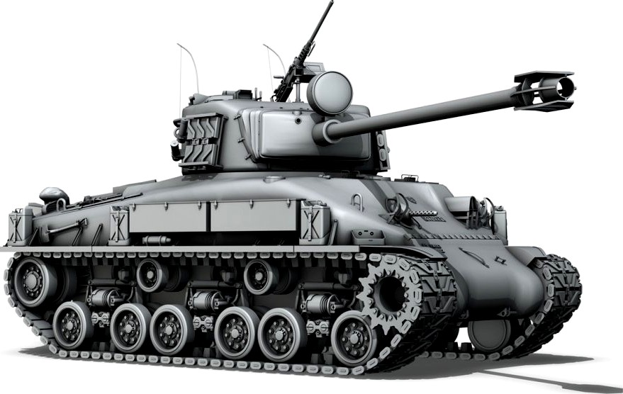 M-51 Super Sherman Isherman3d model