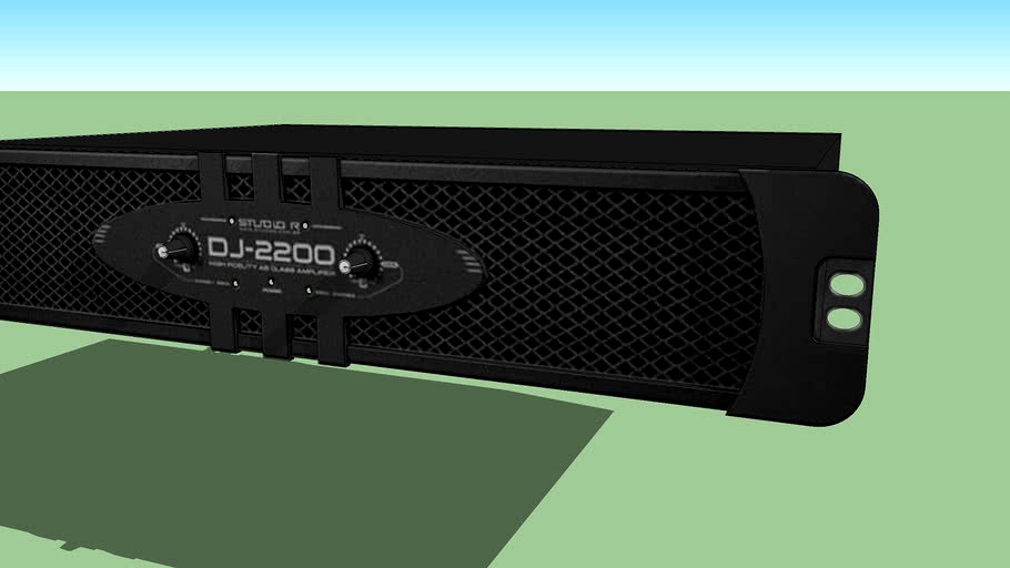 Amplificador de potência StudioR DJ - 2200