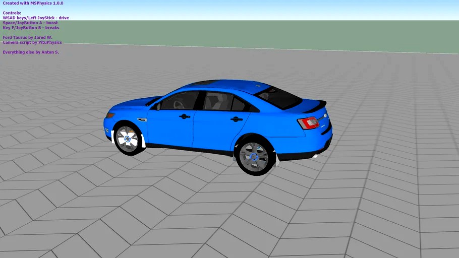 MSPhysics Ford Taurus