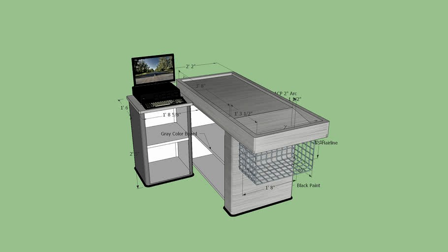 POS Counter with TAB