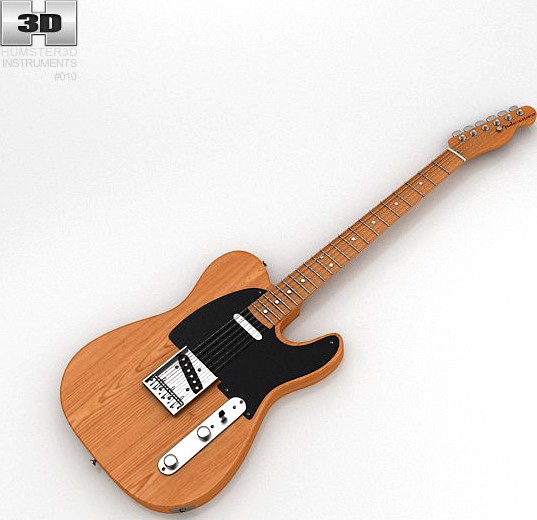 Fender Telecaster3d model