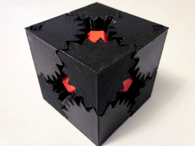 Customizable Cube Gears by emmett