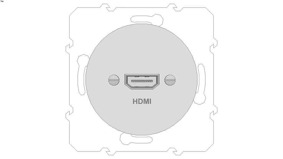 Odace HDMI type A, white