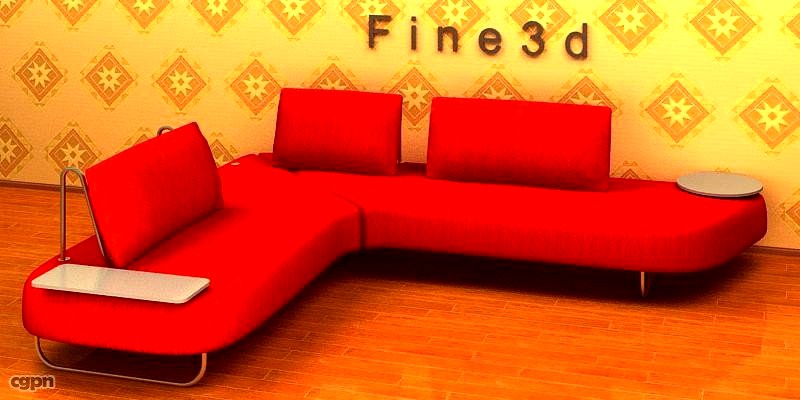 01-Multiplayer sofa-0203d model