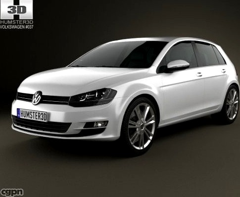 Volkswagen Golf Mk7 5-door 20133d model