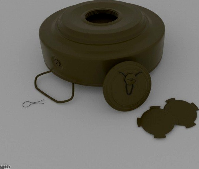 Anti-tank mine TM-573d model