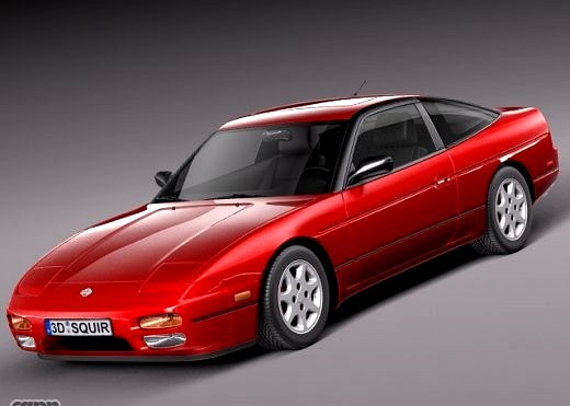 Nissan 240SX silvia S13 1989 to 19943d model