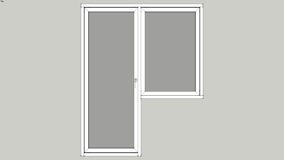 Balcony Door Plus Window