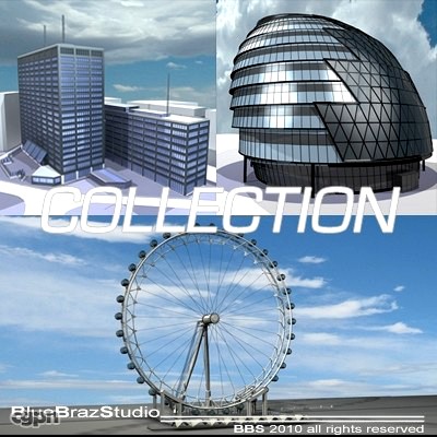 London building collection3d model