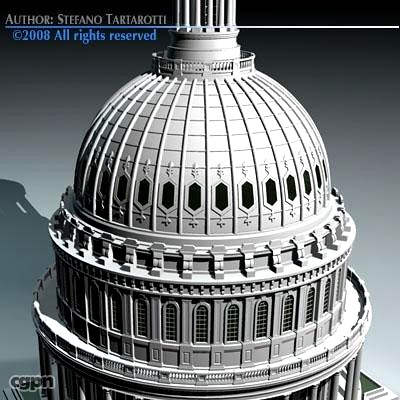 US Capitol dome3d model
