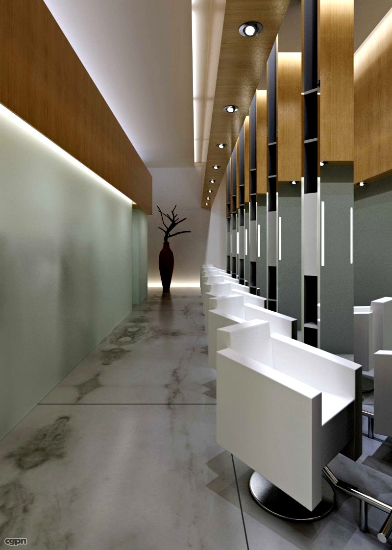 Hairdressing room 0013d model