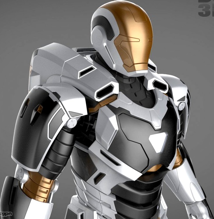 Iron Man 3 Suit - Mark 39 Gemini Armor3d model