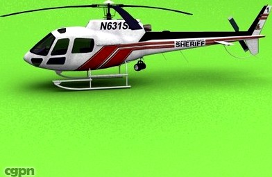 AS-350 Bernardino County Sheriffs Dept3d model