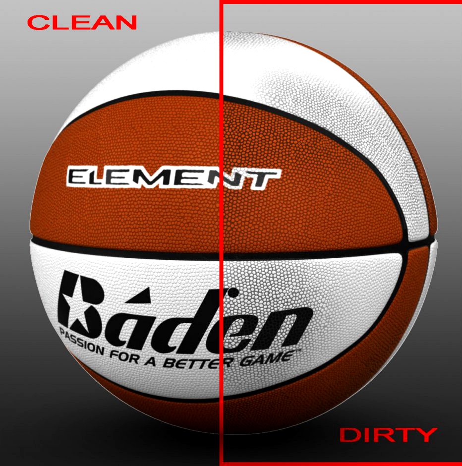 Basketball ball orange-white3d model