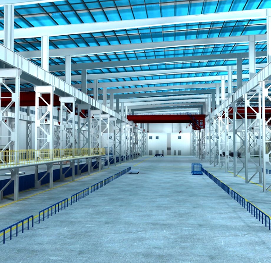 Factory Interior Scene3d model