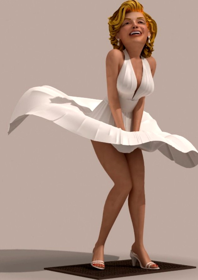 Marilyn Monroe3d model