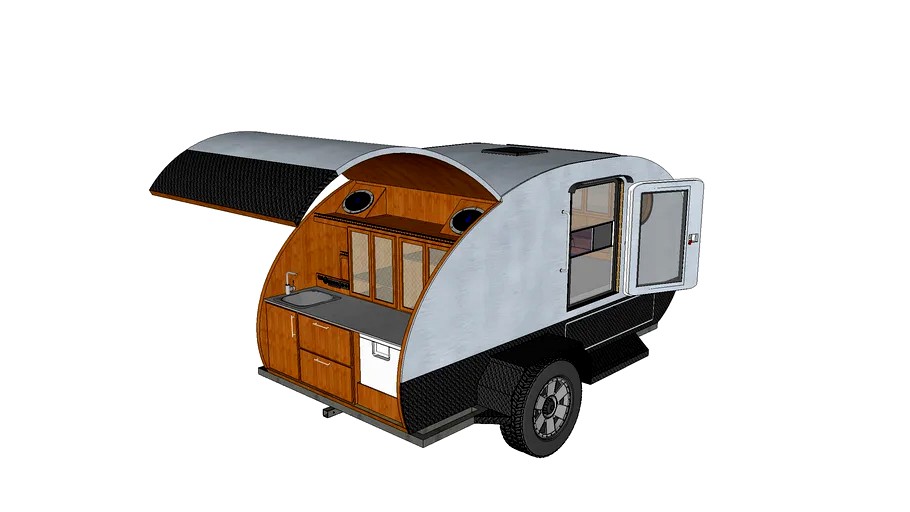 Grumman 2 XL Teardrop Trailer