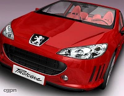Peugeot 407 Coupe Prologue3d model
