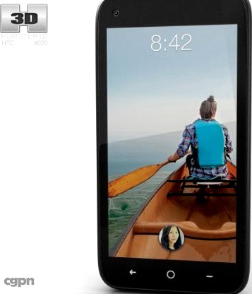 HTC First Facebook Phone3d model