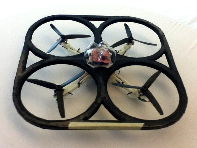 3D Printed Quadcopter By Therobotfish Model 3D Printed Quadcopter By Therobotfish Model
