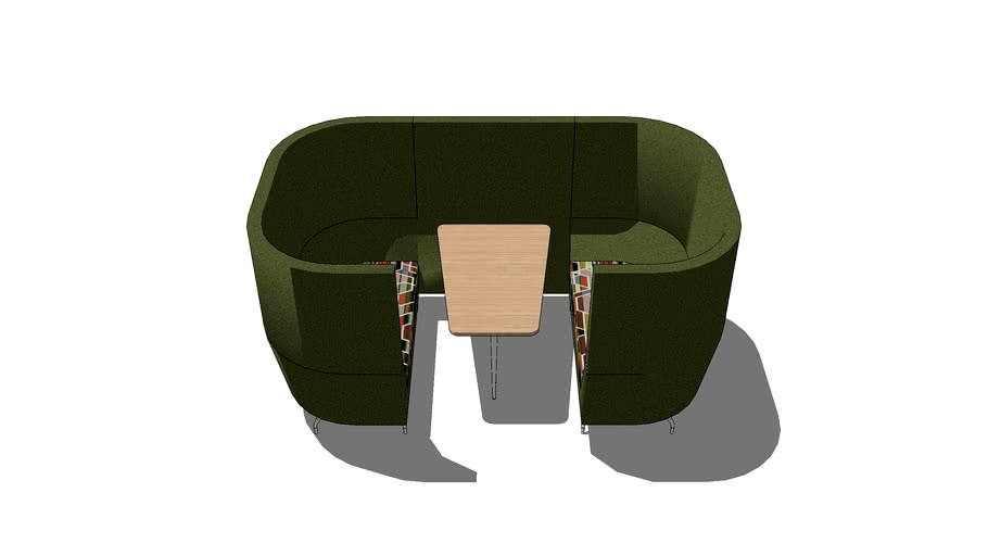 CWTCH-52 HB Four Seat Sofa Alcove with Table