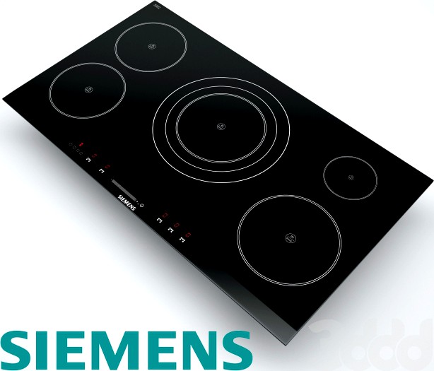 Siemens Induction Cooktop 3d model