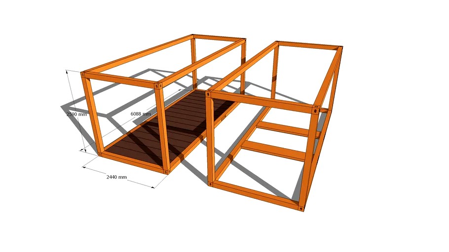 20F CONTAINER FRAME