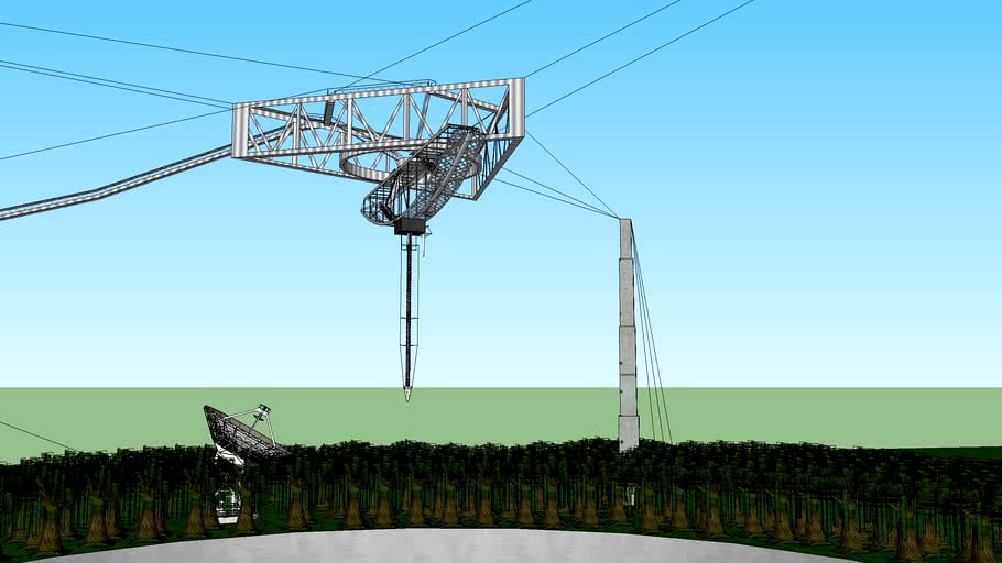 Goldeneye antenna cradle. 3d model