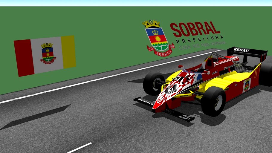 sobral formula 1 carro logo bandeira