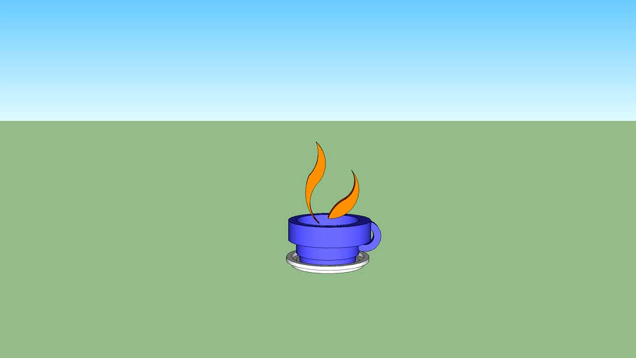 Logo Java en 3D