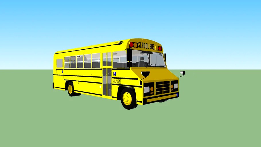 1995 Blue Bird Mini Bird School Bus