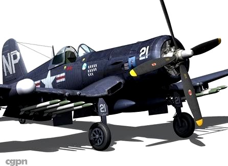 Change Vought F4U-5N Corsair3d model