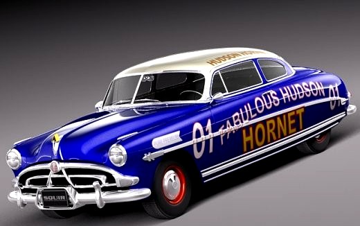 hudson hornet 1951-19543d model