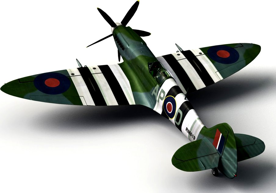 Supermarine Spitfire Mk XIV3d model