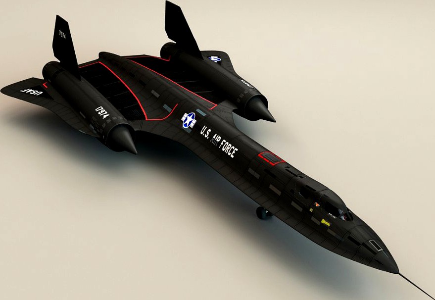 SR-71 Black Bird3d model