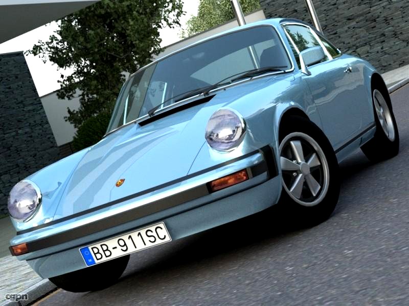 Porsche 911 19763d model