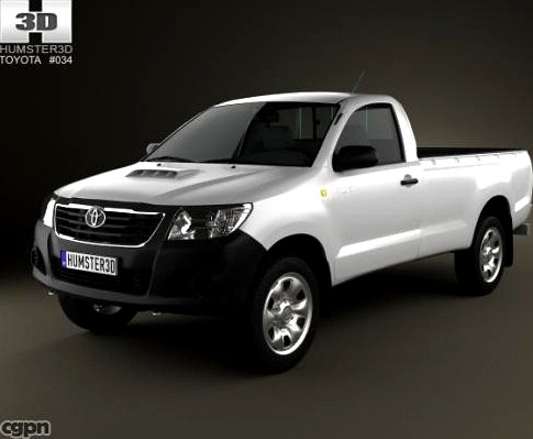 Toyota Hilux RegularCab 20123d model