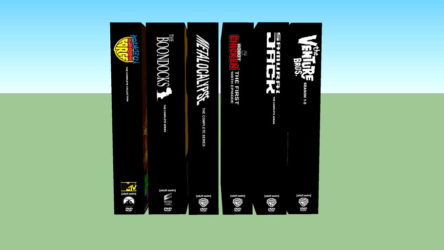 Adult Swim Custom DVD Covers (6 Pack of 10-Disc 33mm & 11-Disc 39mm) (61 Disc Sets)