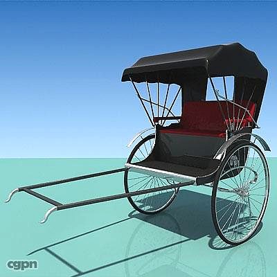 Rickshaw3d model
