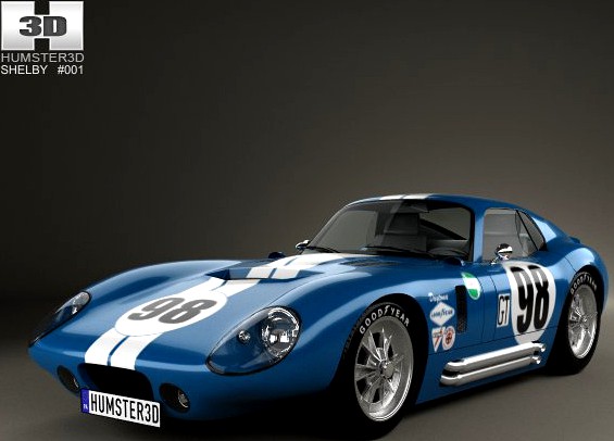 Shelby Cobra Daytona 19643d model