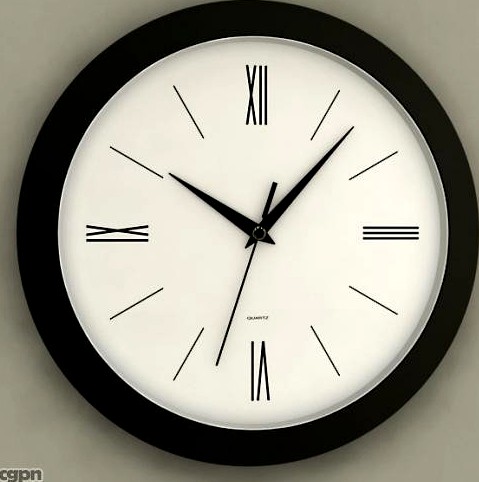 Wall Clock 043d model