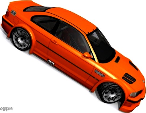 BMW M3 GT-R E46 Street3d model